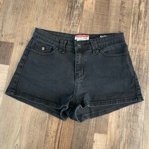Black Jean Shorts Size 8